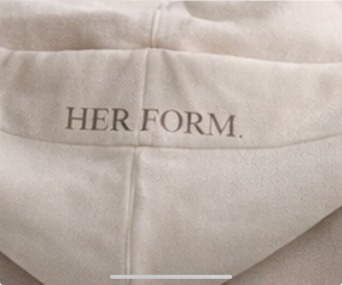 HER FORM Hoodie - Cream